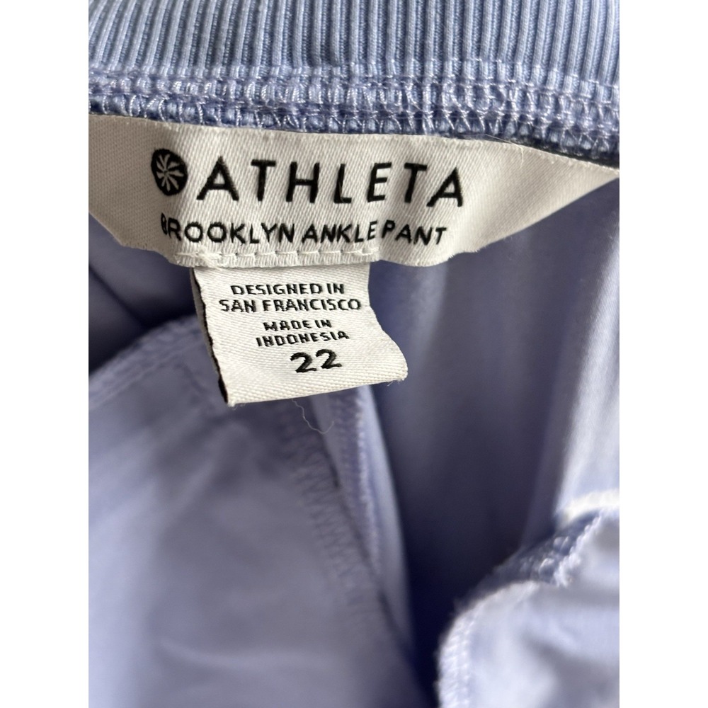 Athleta  Brooklyn ankle pant periwinkle‎ size 22 - Picture 10 of 12